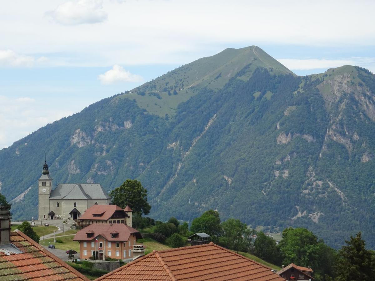 Chalet Neuf 6 Personnes Mont-Saxonnex Bagian luar foto