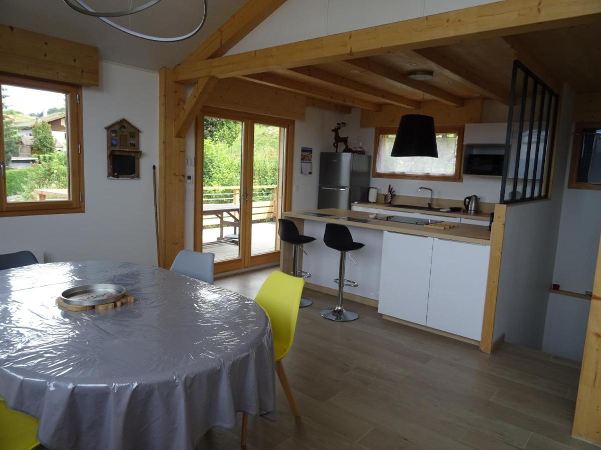 Chalet Neuf 6 Personnes Mont-Saxonnex Bagian luar foto