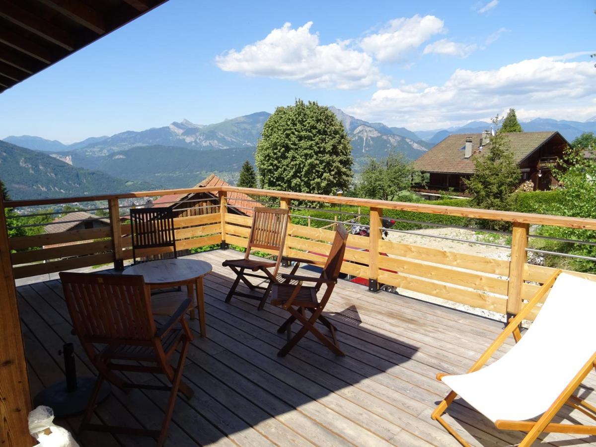 Chalet Neuf 6 Personnes Mont-Saxonnex Bagian luar foto