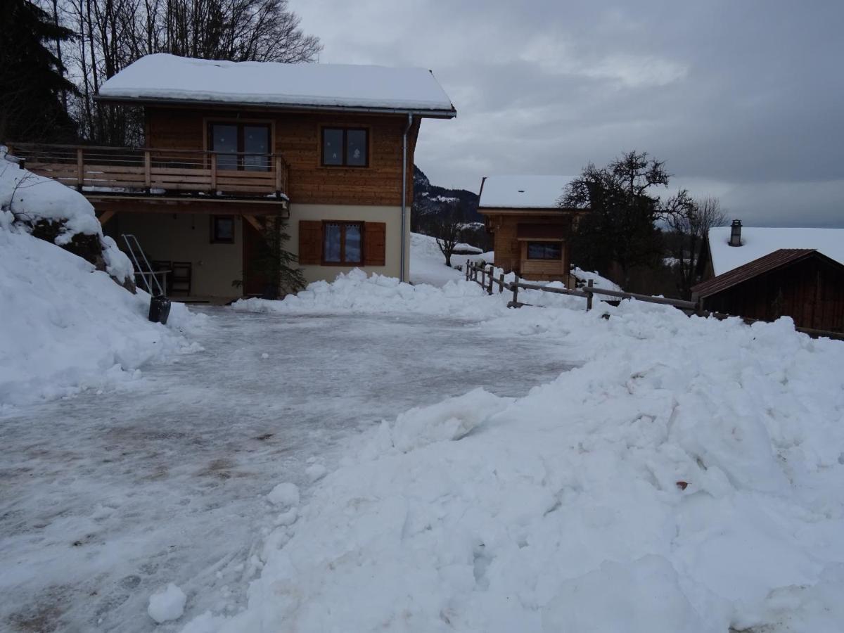 Chalet Neuf 6 Personnes Mont-Saxonnex Bagian luar foto